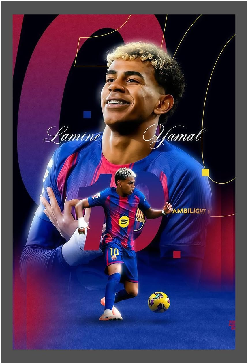 Lamine Yamal Poster Soccer