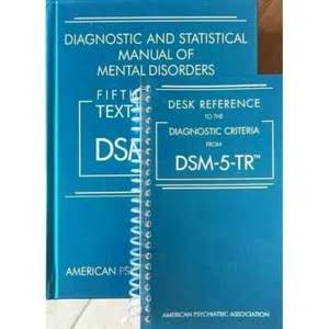 Diagnostic & Statistical Manual Disorders DSM 5 TR + Desk Reference Spiral