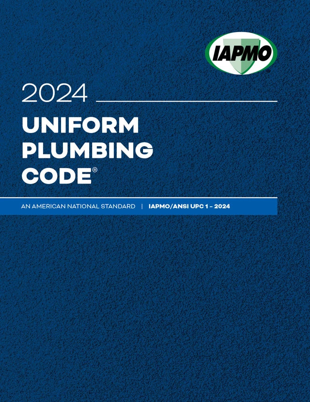 2024 Uniform Plumbing Code Soft Cover W/Tabs