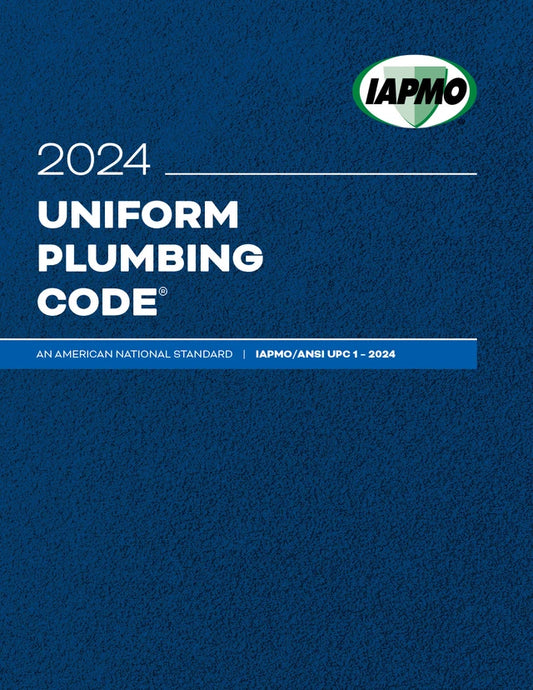 2024 Uniform Plumbing Code Soft Cover W/Tabs