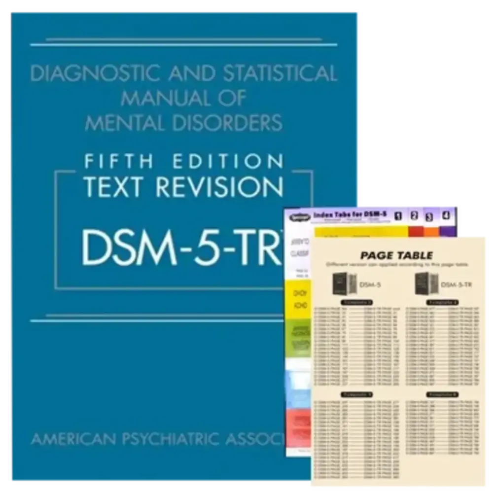DSM-5-TR™ Manual with Page Table Mapping – (Diagnostic and Statistical Manual of Mental Disorders + Page Table Tab) - Hardcover