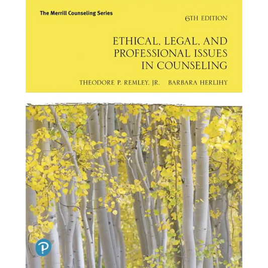 Ethical, Legal, and Professional Issues in Counseling 6th Edition - (Paperback)